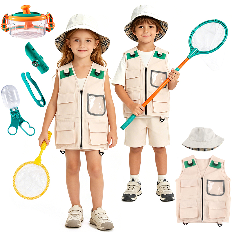 Outdoor Adventure Activities For Kids - Explorer Adventure Kit Outdoor Vest &