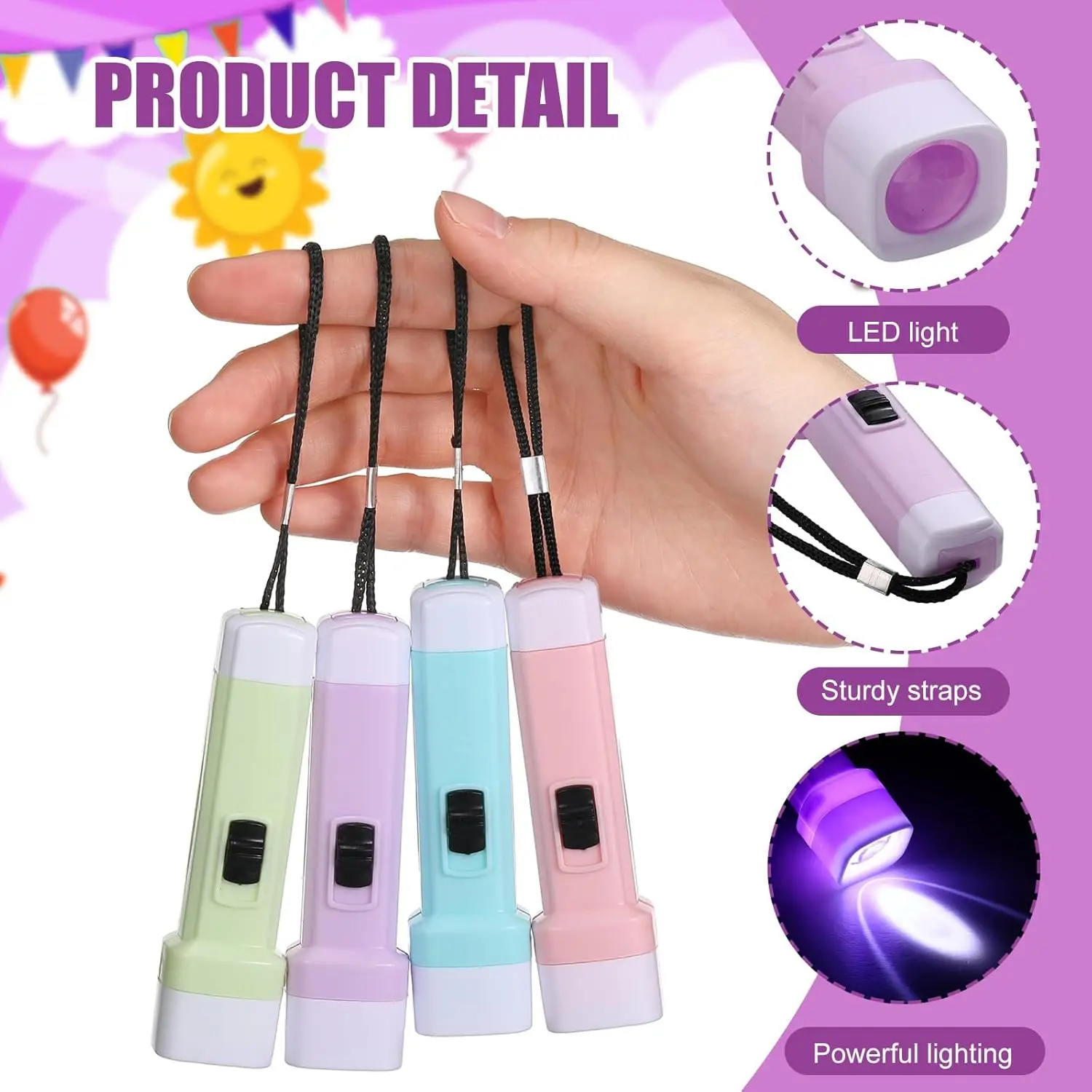 5-100PCS Outdoor Kids LED Flas - огляд і ціна Outdoor Adventure Activities For Kids