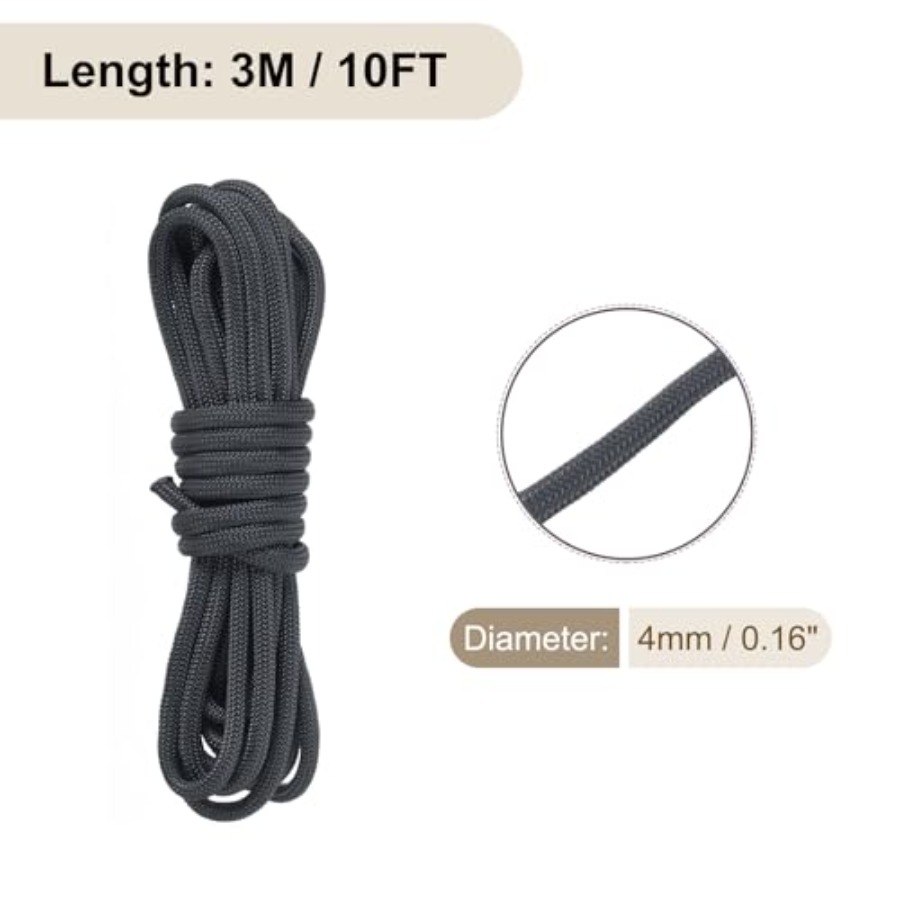 Outdoor camping tent gear: 4mm - огляд і ціна Paracord 550 Feet