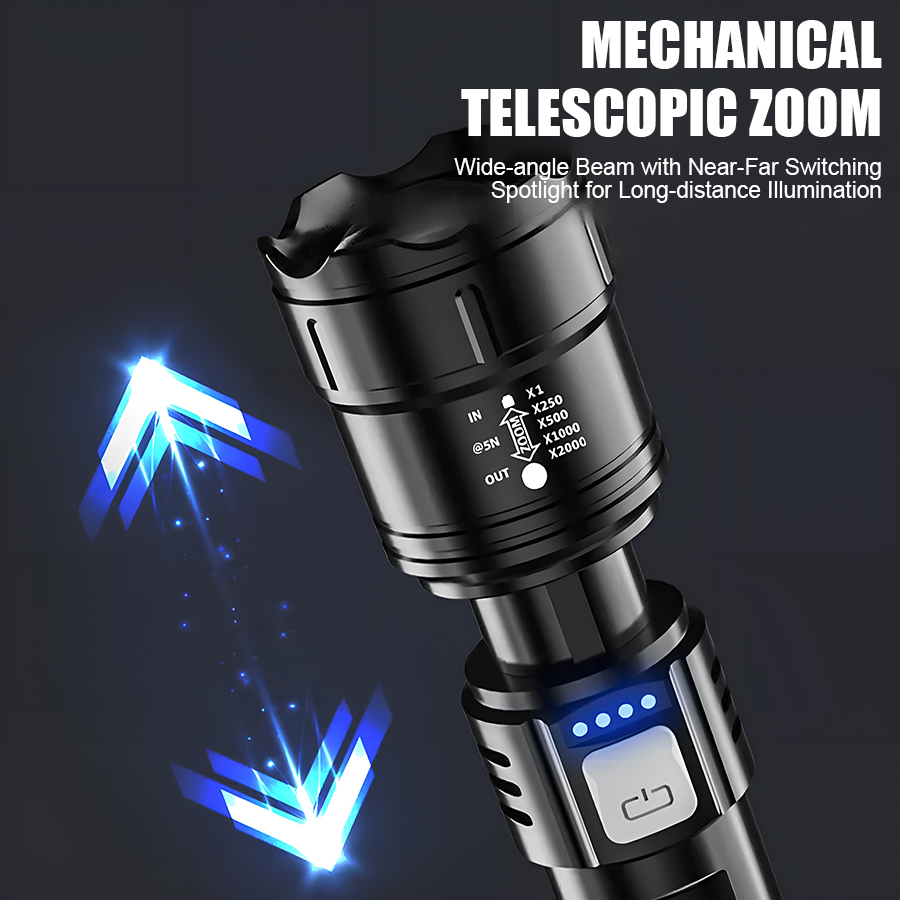 High Power P50 LED Flashlight  - огляд і ціна Outdoor Adventurer