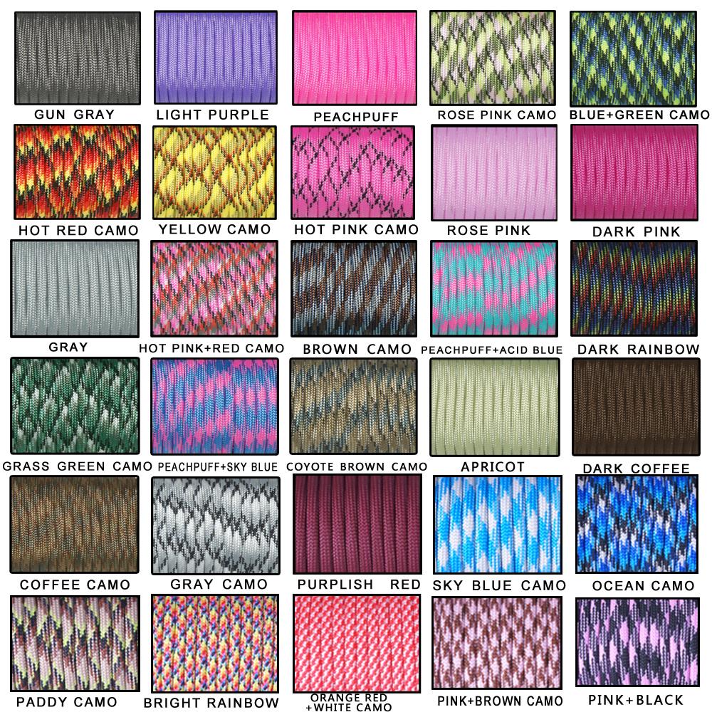 1PCS 550 Paracord Parachute Co - огляд і ціна Paracord 550 Feet