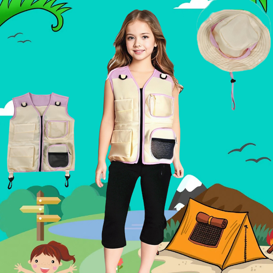 Children Explorer Vest Hat Sui - огляд і ціна Outdoor Adventure Activities For Kids