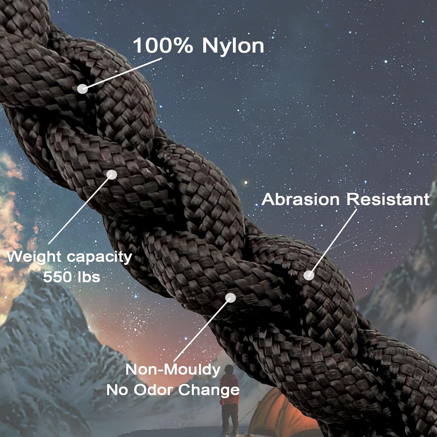 1pcs 550 Paracord Parachute Co - огляд і ціна Paracord 550 Feet