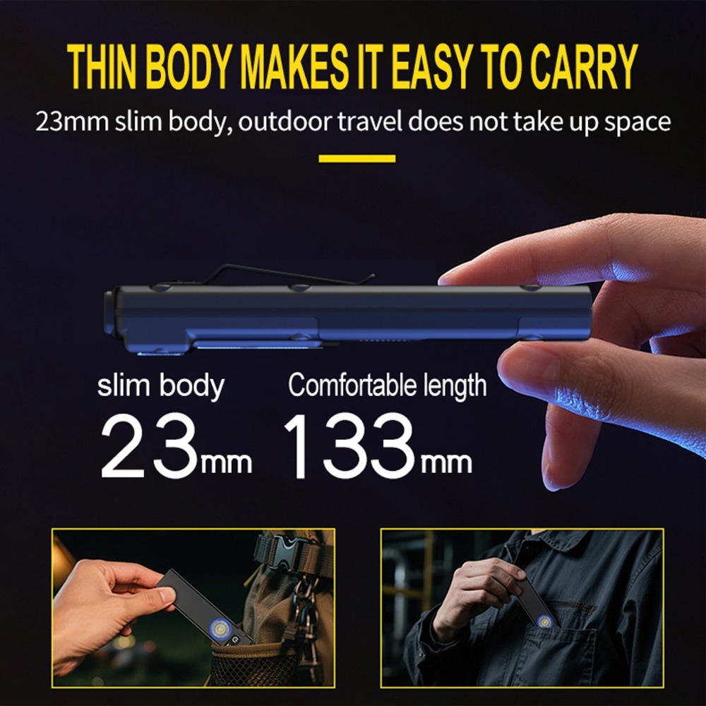 Ultra-Thin EDC Rechargeable LE - огляд і ціна Outdoor Adventurer