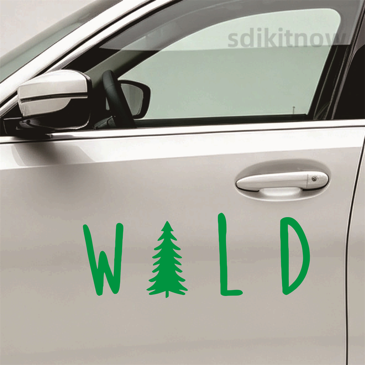 Wild Pine Tree Vinyl Car Stick - огляд і ціна Outdoor Adventure Jeep